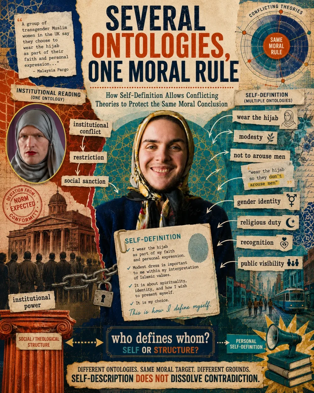 Several Ontologies, One Moral Rule